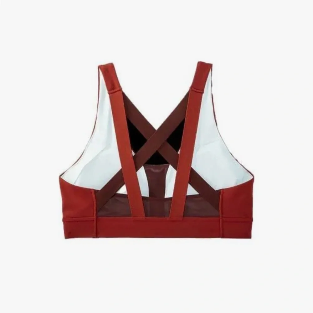 Brooks Red Sports Bra - Picture 4 of 8
